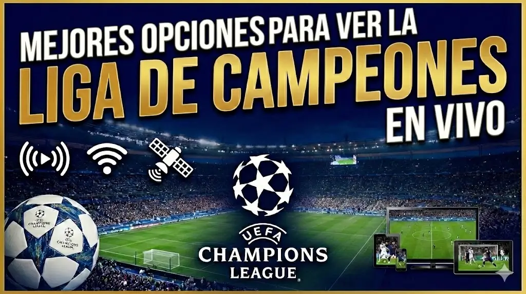 Mejores opciones para ver la liga de campeones en vivo
